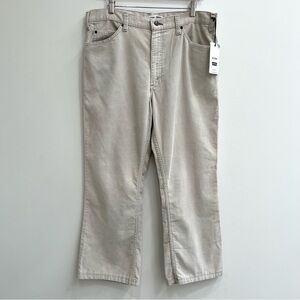 Re-Done Vintage Reconstructed Corduroy Levi’s High Rise Cropped Wide Leg 31